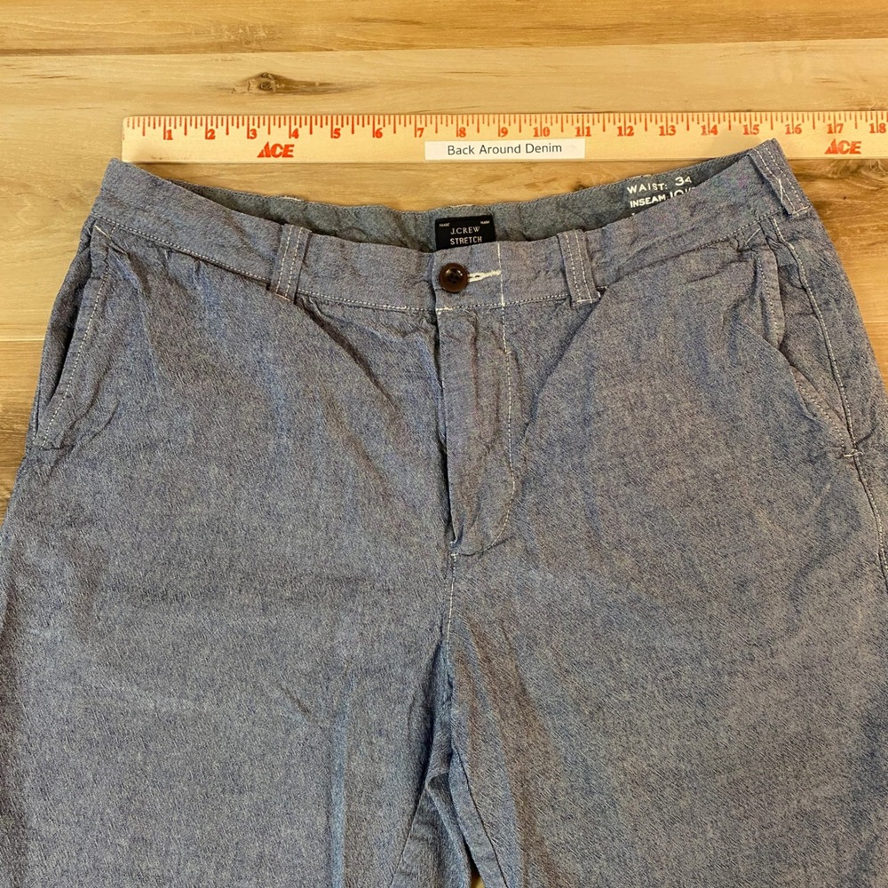 J Crew Men's Blue Casual Shorts - Picture 2 of 8